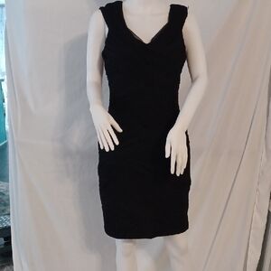 Calvin Klein Elegant Sleeveless Lined Ruched Dress New